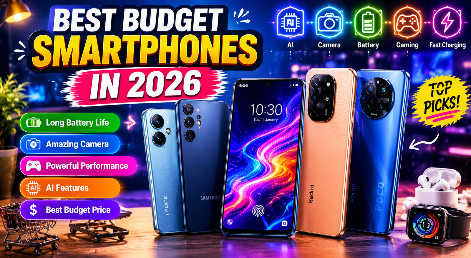 Best Budget Smartphones in 2026