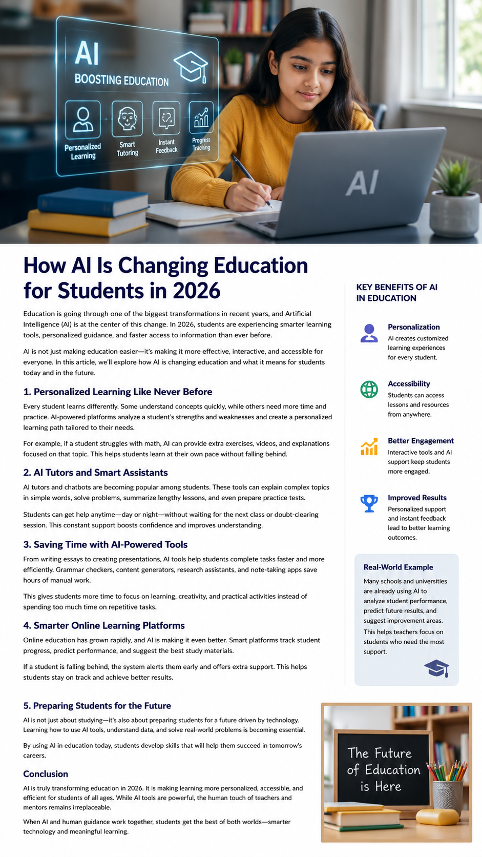 How AI Is Changing Education for Students in 2026