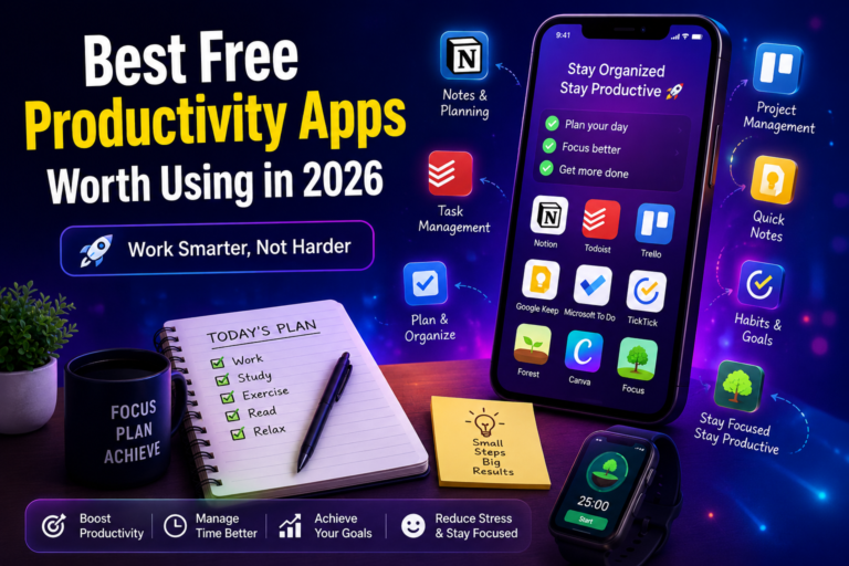 Best Free Productivity Apps Worth Using in 2026