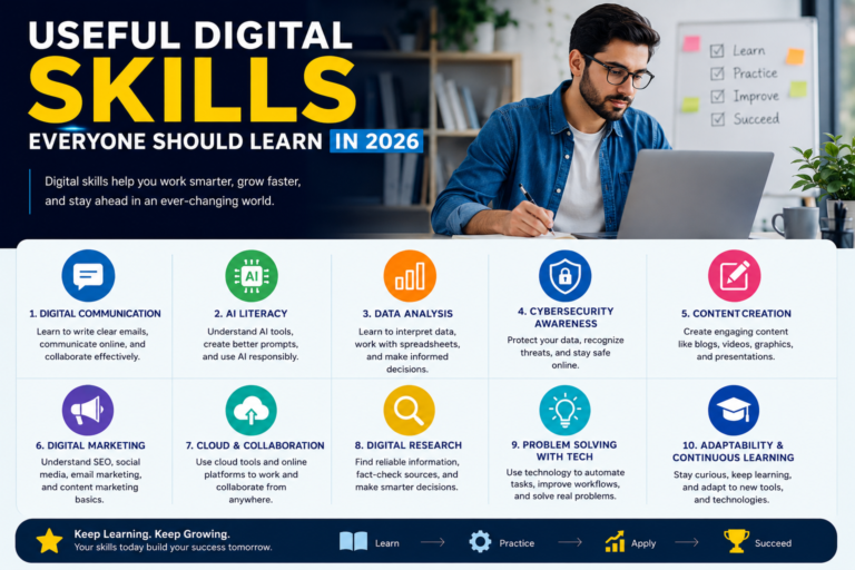 Useful Digital Skills Everyone Should Learn in 2026