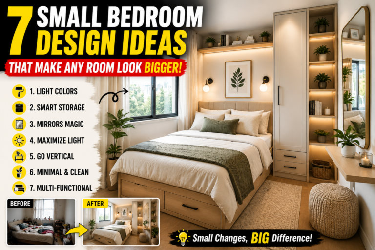 7 small bedroom design ideas