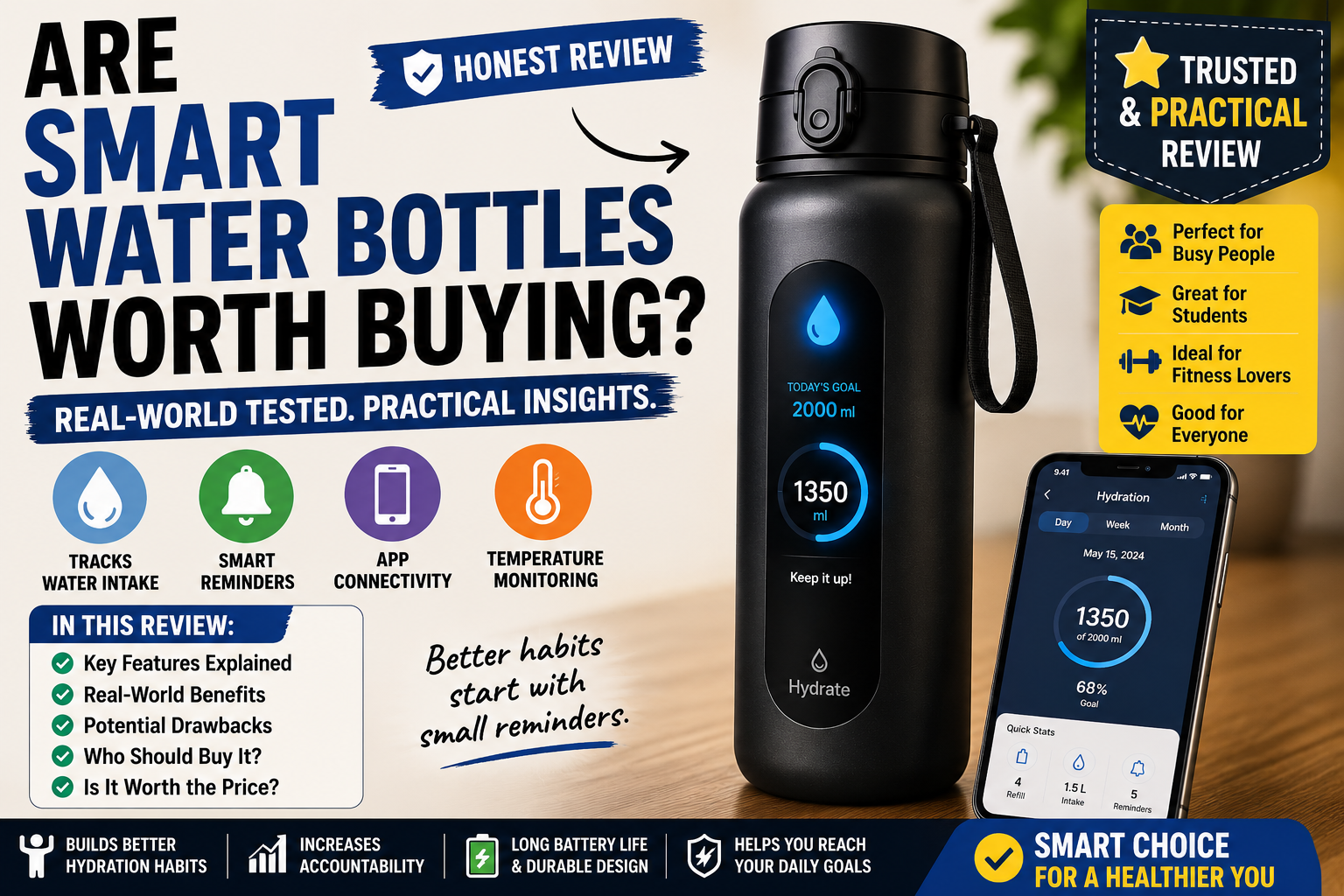 Smart water bottle review guide